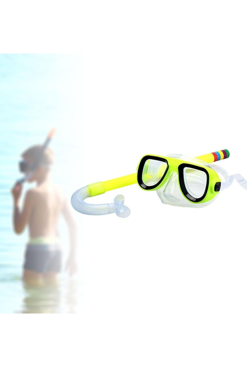 رونق مجموعة غطس للأطفال قناع غطس بحزام قابل للتعديل قناع غطس مضاد للضباب نظارات سباحة للأطفال للأولاد والبنات من سن 6 إلى 14 عامًا  مستلزمات السباحه نضارات سباحه للاطفال ادوات سباحه  مجوعه الغطس للاطفال. - Image 3